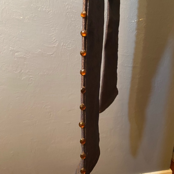 NWOT DG2 by Diane Gilman Copper Color with Embellishments Down the Sides - Picture 3 of 16